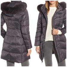 $795 1 Madison Insulated Parka Puffer Winter Genuine Fox Fur Trim Findland (s)