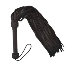 Suede Leather Lace Flogger 100 Falls Heavy and Thuddy whip