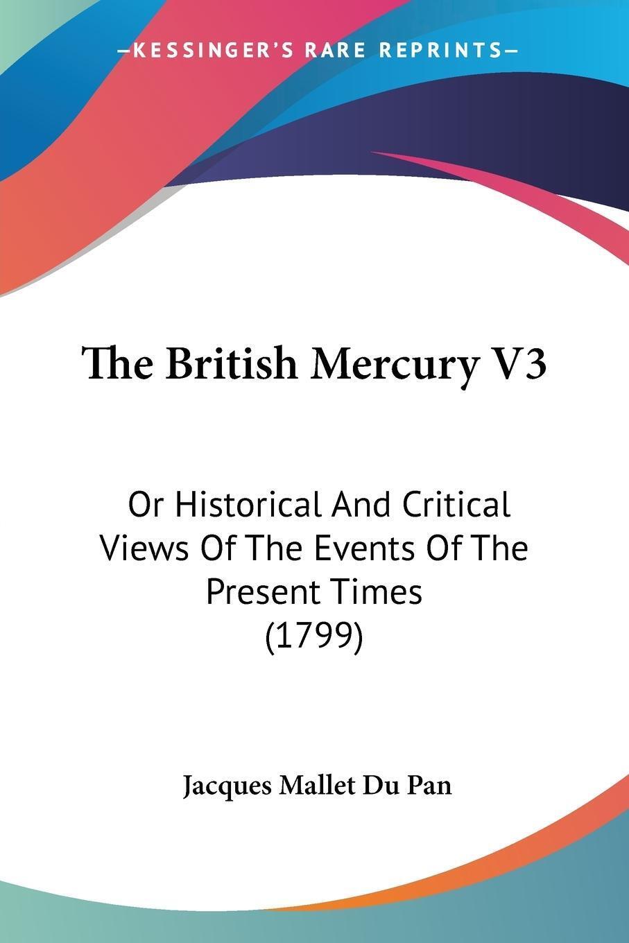 Jacques Mallet Du Pan | The British Mercury V3 | Taschenbuch |