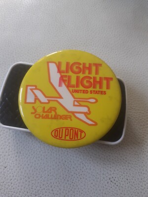 Solar Challenger Light Flight USA Vintage Abzeichen 