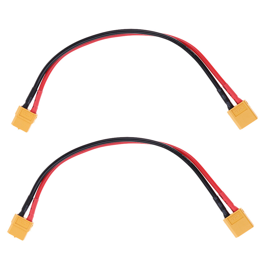 RiToEasysports XT60 Kabel-Set, 14AWG Silikon – Für Lithium-Akkus, 88A Max, 10 Cm Lang