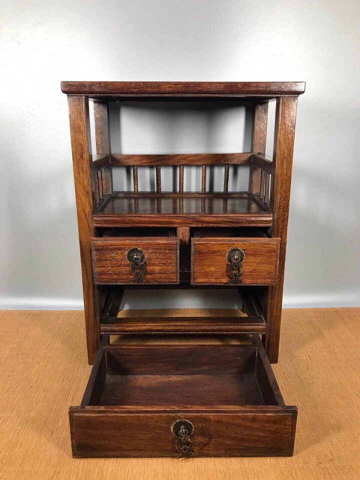 Gabinete de madera de China de 16"" armario de palo de rosa natural armario cajón Foto 4 de 4