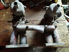 Triumph Tr4 Inlet Manifold,305744 , And Carburettors.