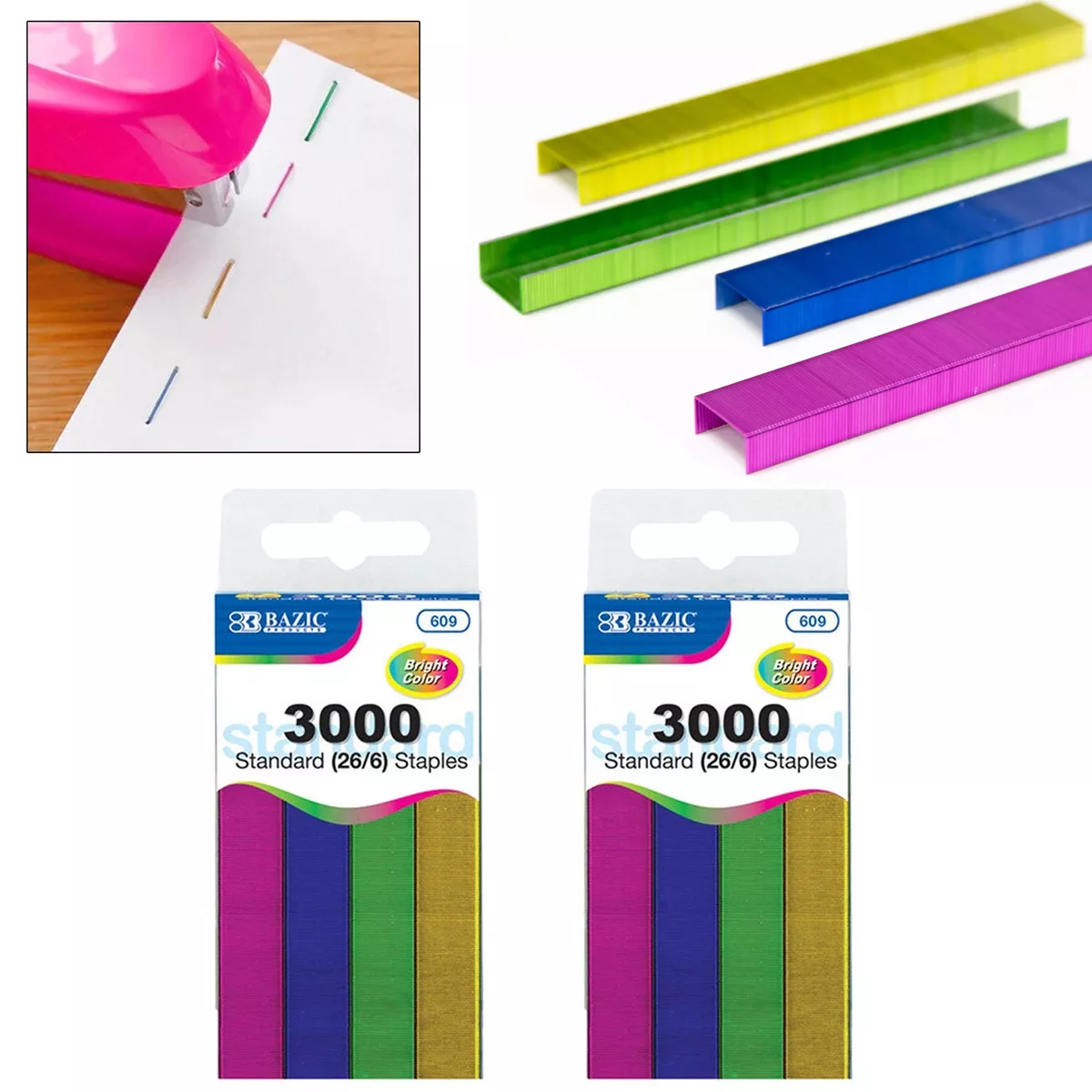 Colored staples outlet