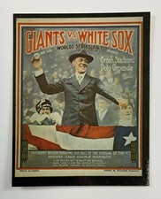 World Series Program Cover Card 1917 Chicago White Sox vs New York Giants WS1