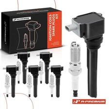 A-Premium 6x Ignition Coil +6x Iridium Spark Plug for Ford F-150 Expedition 3.5L