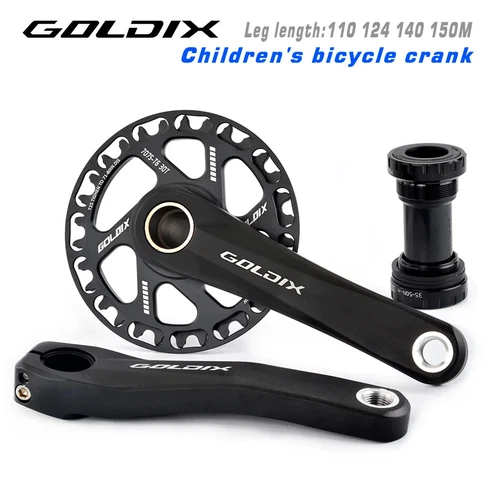 Children Bicycle Crank 110mm-160mm Bike Crankset 7-12Speed Chainwheel 28T-36T BB - Picture 24 of 41