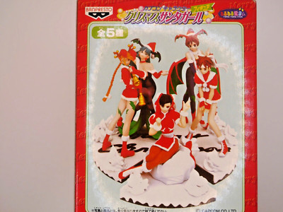 Capcom Character Christmas Santa Girl 5Figures (complete set,Unopened) Chunli