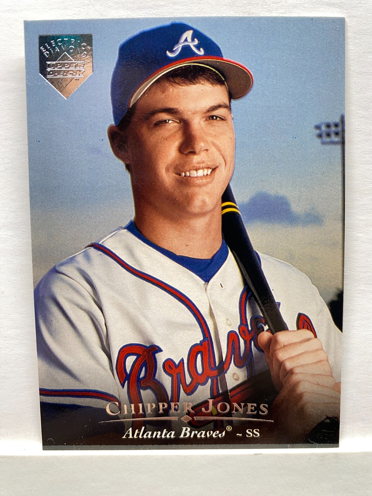 VTG  1995 Upper Deck - #293 Chipper Jones Electric Diamond Insert A7