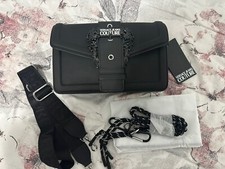 Versace Jeans Couture Two Way Shoulder Bag,vegan,black,original Price $395! Nwt!
