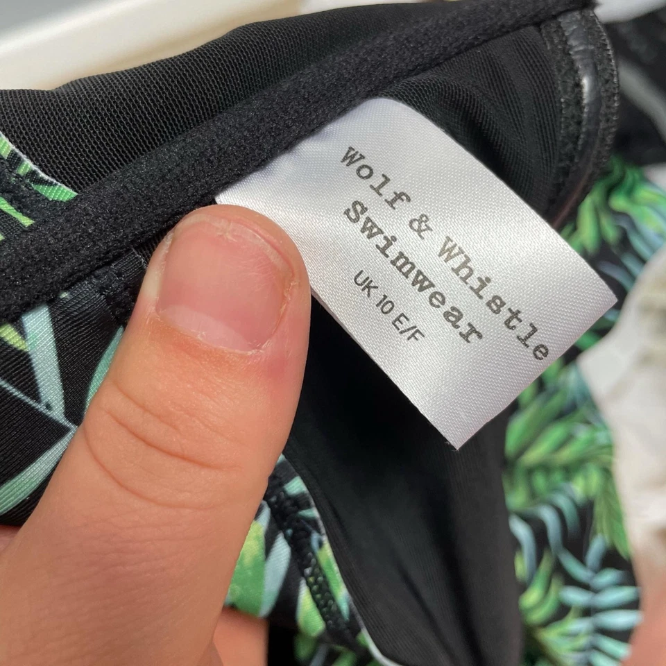 WOLF & WHISTLE x TOPSHOP Bikini Top EE. UU. 6 Mujeres Traje de Baño EXCELENTE Foto 4 de 4