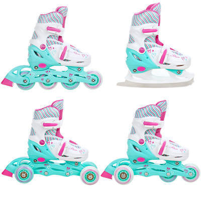 Inlineskates/Triskates/Rollschuhe/Schlittschuhe Raven Loret verstellbar - Neu!
