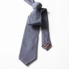ATLAS DESIGN Tie Blue Woven Silk Italy Made Menswear Classic