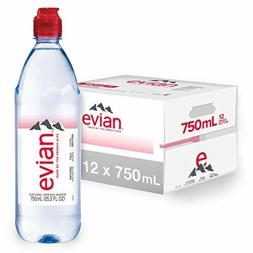 evian Natural Spring Water Individual 750 mL/25.4 Fl Oz (Pack  Assorted Sizes