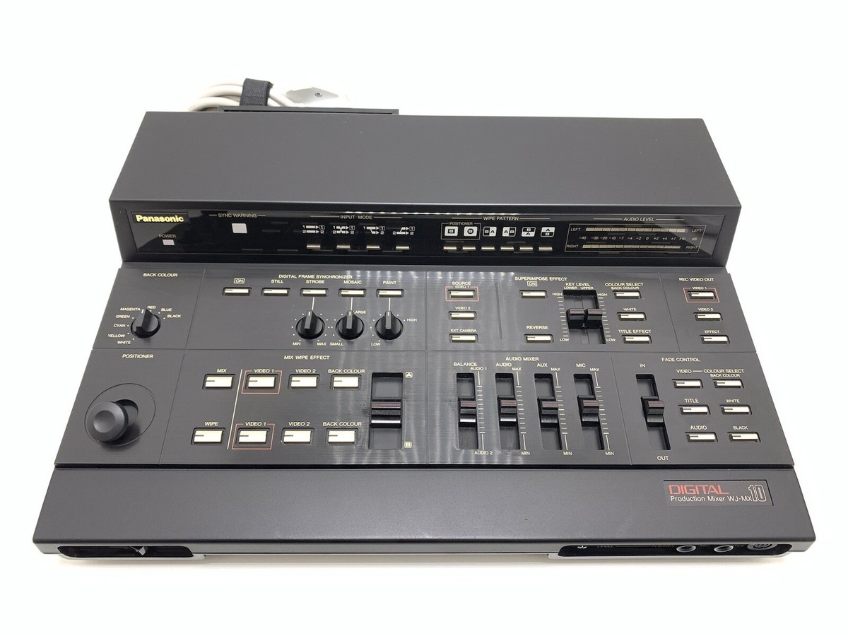 Panasonic Wj-Mx 10 Audio & Video Digital Production Mixer
