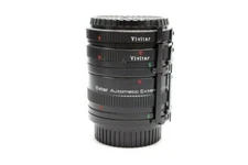 Clean Vivitar AT-5 Extension Tube Set 12mm 20mm 36mm for Minolta MD/MC/SR 15183