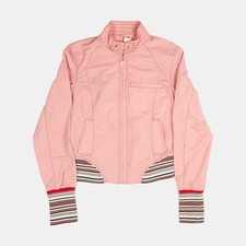 Firetrap Basic Jacket / Size M / Cropped / Womens / Pink / Cotton