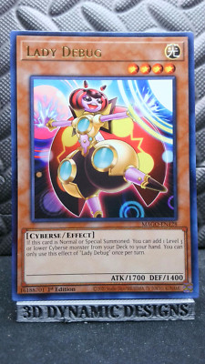 | Yugioh Lady Debug MAGO-EN128 1st Edition Rare Maximum Gold  NM/M   |