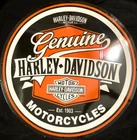 Vintage Art GENUINE HARLEY MOTORCYCLE 30’ PORCELAIN ENAMEL SIGN Rare Get It.