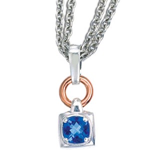 Alisa Italy Women's Pendant Cushion Cut Blue Topaz and Rose Circle VHP 821 FBT - Click1Get2 Deals&set=par&price_min=200&sale=mega Discount&set=par&discount=60 Or More&sale=mega Discount