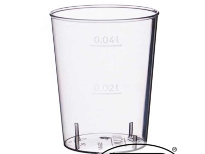 50 Schnapsbecher Schnapsglas Schnapsgläser Einweg 2cl - 4cl Kunststoff Plastik