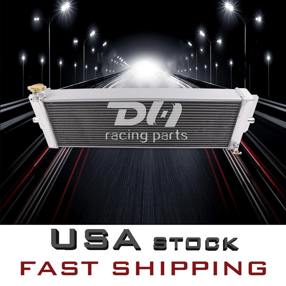 Intercooler aire-agua 24"x 8"x 2.5" radiador intercambiador de calor de aluminio pulido Foto 2 de 4