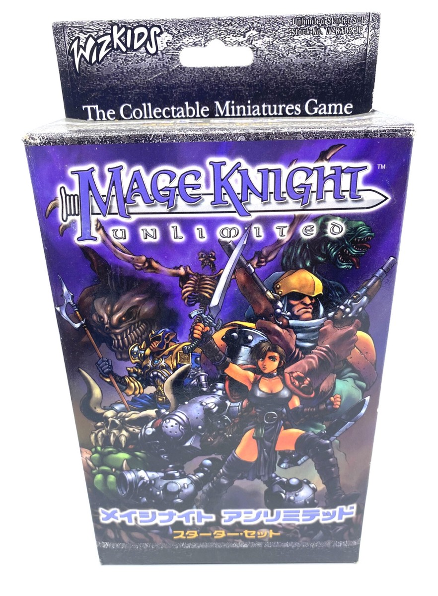 メイジナイト Mage Knight Unlimited Starter Set Box Japanese Wizkids NEW