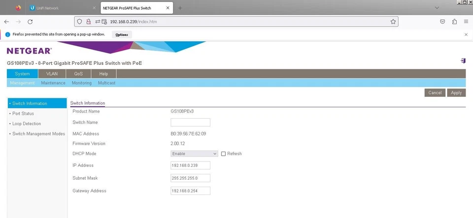 NETGEAR PROSAFE PLUS GS108PEv3 8 PORT GIGABIT MANAGED SWITCH 4 PORTS POE 53W - Image 3 of 3