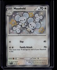 Pokemon TCG Maushold 210/091 Paldean Fates Shiny Rare NM on eBay