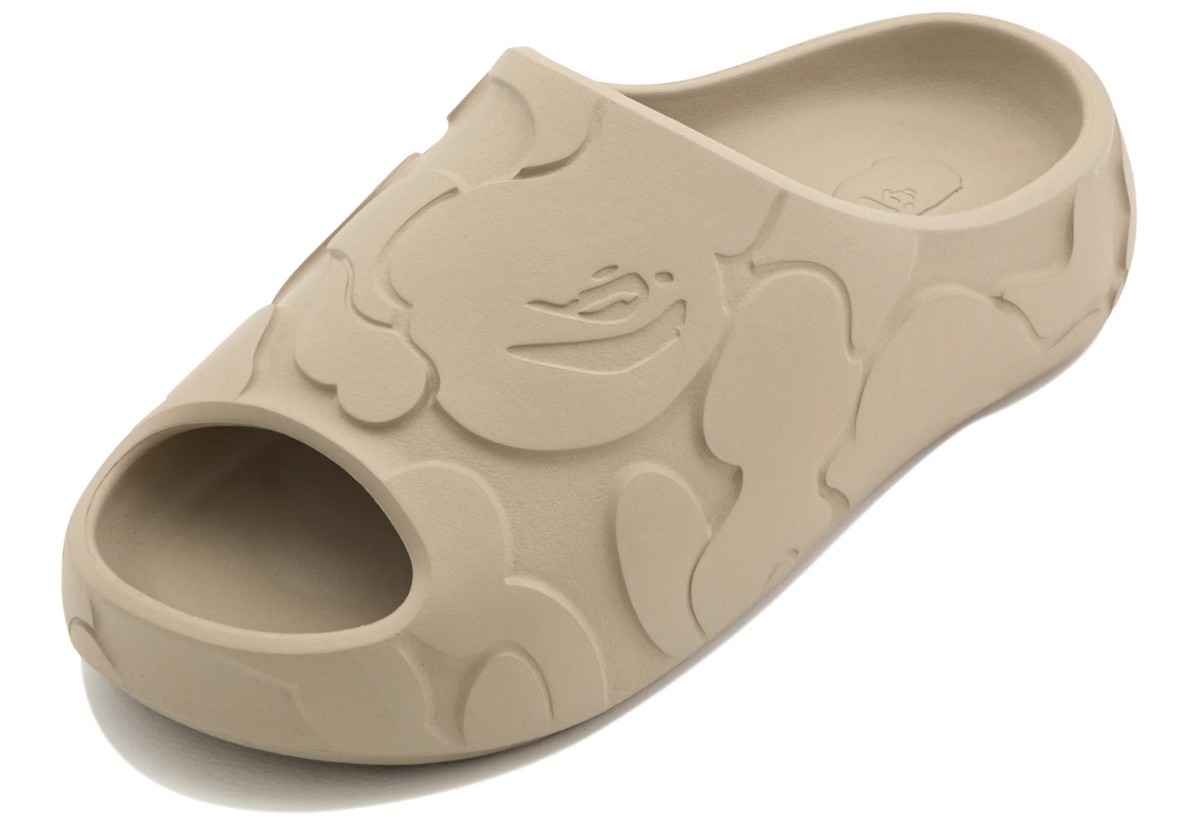 靴 A BATHING APE BAPE SLIDE #1 A BATHING APE Men's Footwear BAPE SLIDE #1 Black / Beige