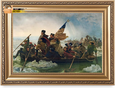 - Washington Crossing the Delaware by Emanuel Leutze, Giclee Print W/