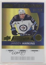 2021 Credentials 2020-21 Debut Ticket Access Yellow /249 Jansen Harkins #77 0aj6