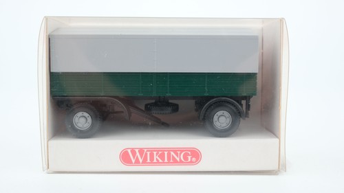 Wiking H0 8760120 Remolque plataforma dos ejes | Condition: Gebraucht