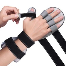 Stroke Hand Brace Splint for Straightening Fingers with 5 Finger Resting Support
