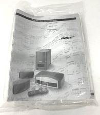 BOSE 3-2-1 Home Entertainment System Manual  CD Owners Guide User Demo Disc