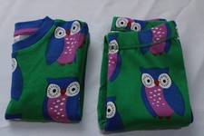 Mini Boden Unisex Kid's Snug Glow-In-The-Dark Pajamas Set JL3 Green Size 2Y NWT