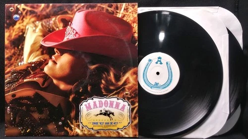 Vintage first pressing dance pop 2x lp MADONNA - MUSIC 2000 Maverick/Warner E/E
