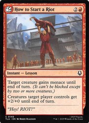 How to Start a Riot 140 - Avatar: The Last Airbender MTG Common