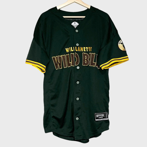 Willamette Wild Bills 2023 Game Worn Green Minor League Baseball Jersey Large L