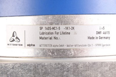 SP140S-MC1-5-1K1-2K I=5 WITTENSTEIN ALPHA GMBH - Gebraucht