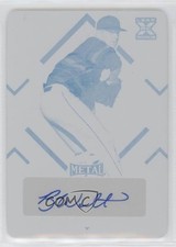 2022 Leaf Metal Printing Plate Cyan 1/1 Brandon Walter #BA-BW1 Auto 0rm6