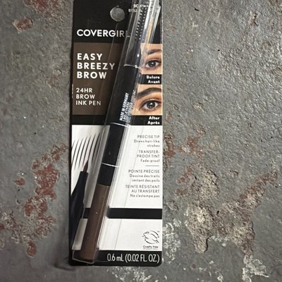 CoverGirl EASY BREEZY BROW 24HR Brow Ink Pen HAIR LIKE STROKES 300 Soft Brown