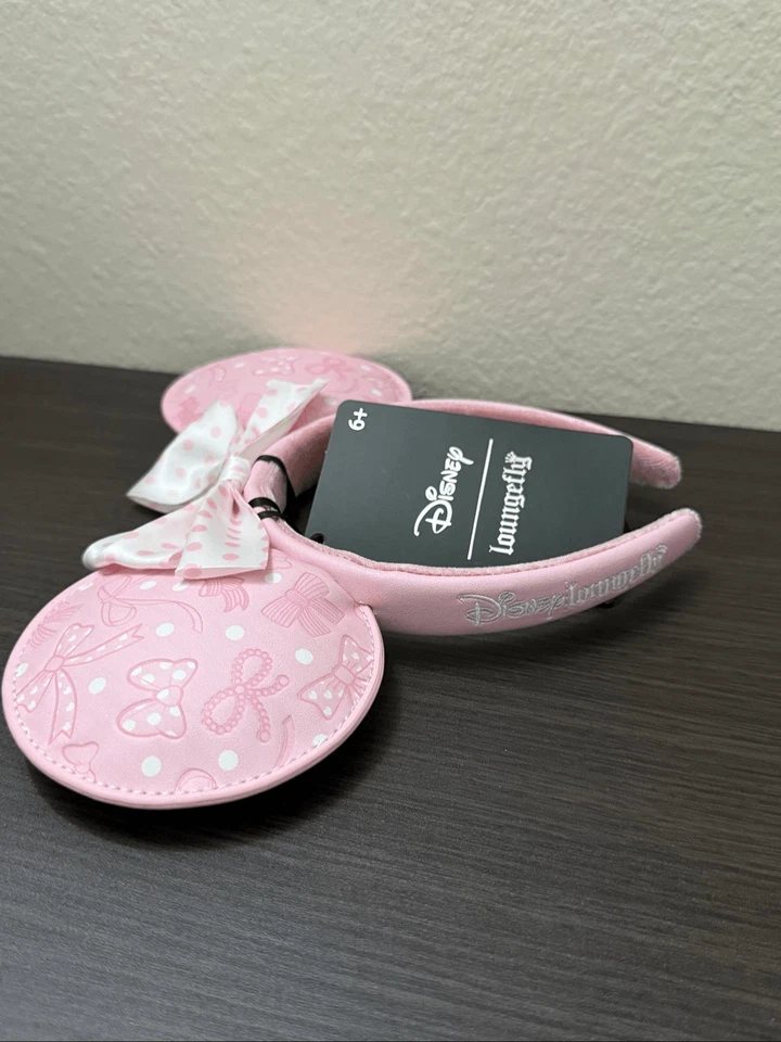 Diadema Loungefly Disney Minnie Mouse lunares orejas rosas Foto 3 de 4