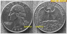 USA 1997 D UNITED STATES OF AMERICA EAGLE QUARTER GEORGE WASHINGON 25 CENT COIN