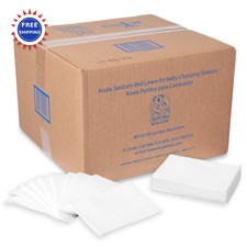 Sanitary Bed Liners for Baby Changing Stations 3 Ply Biodegradable Moisture