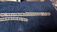 17 PC 6 B 4E 7C ORIGINAL 50'S CADMIUM GIRDERS A.C. GILBERT ERECTOR SET