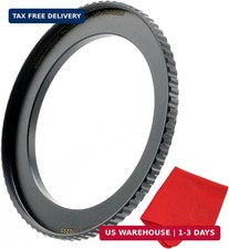 77Mm to 82Mm Step-Up Lens Adapter Ring for Filters, Made of CNC Machined Brass w