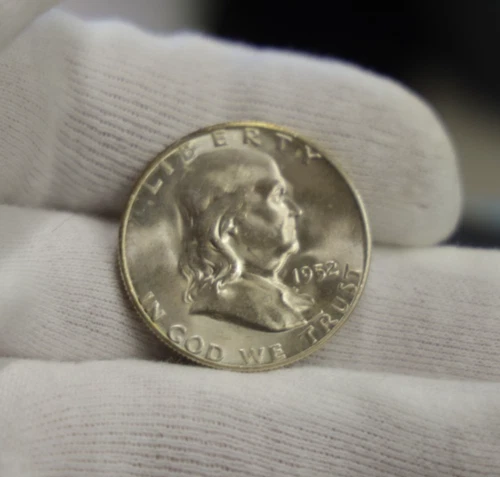 1952 S US Franklin Half 50c Nice Unc