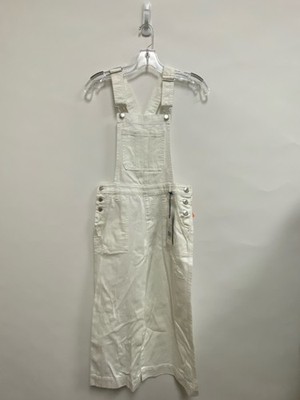 NWT HABITUAL SIZE 14 White Denim Girl's Overalls | eBay