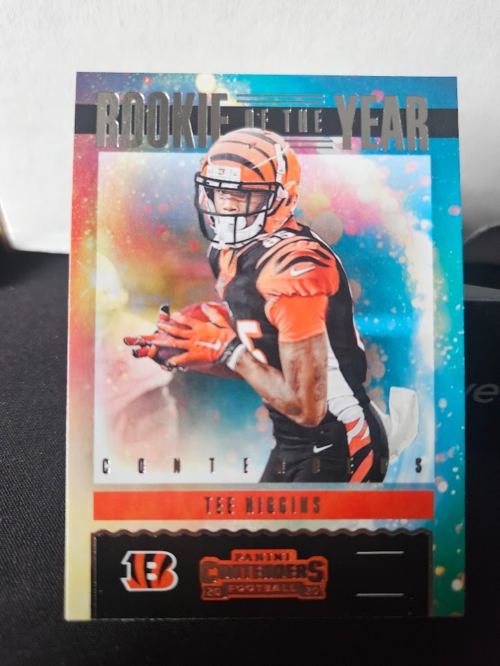 2020 Panini Contenders Rookie of the Year Contenders #4 Tee Higgins